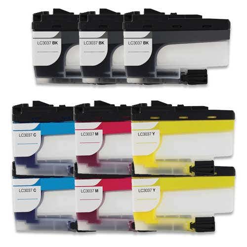 Brother LC3037 Super High-Yield Compatible Ink Cartridge 9-Pack Carrotink.com